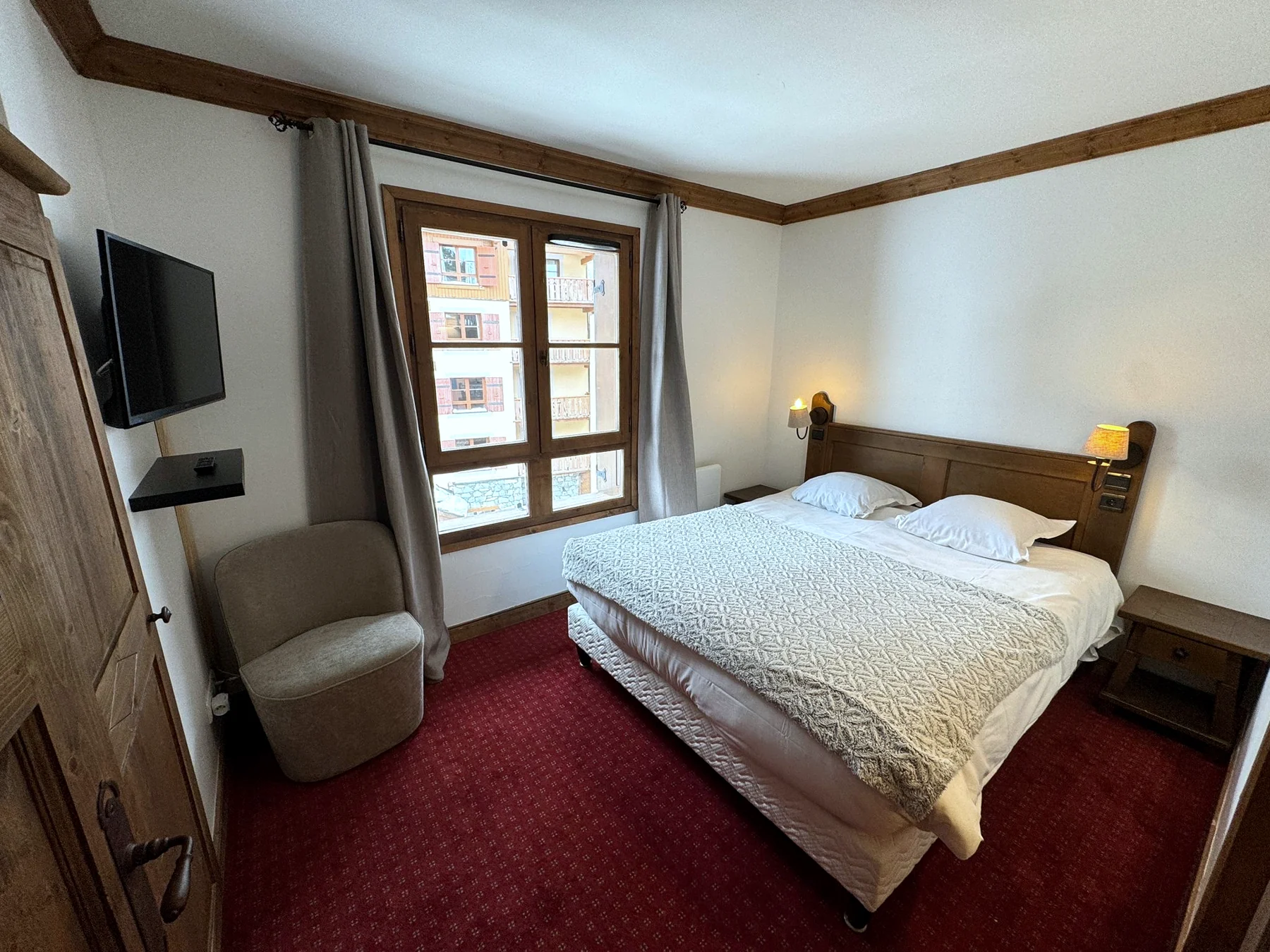 Suite parentale de l’Appartement Premium Arc 1950
