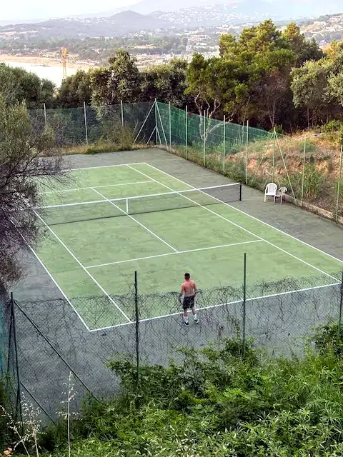 Tennis privé de résidence Porticcio