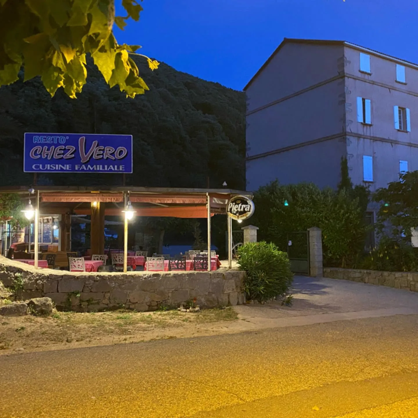 Restaurant Chez Véro au village de Coti-Chiavari